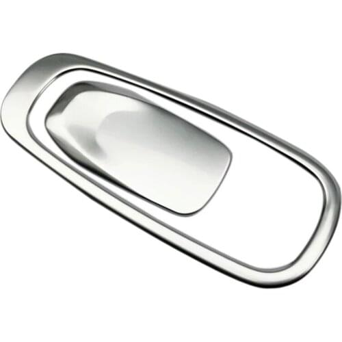 For Volvo XC60 2018 Stainless Steel Interior Storage Handle Frame Cover Trim 2PCS Car-styling Accessories