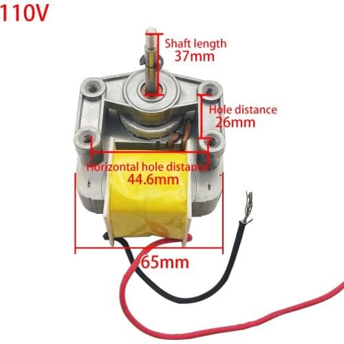 Copper wire motor for Electrical appliances Shaded pole asynchronous motor 110v