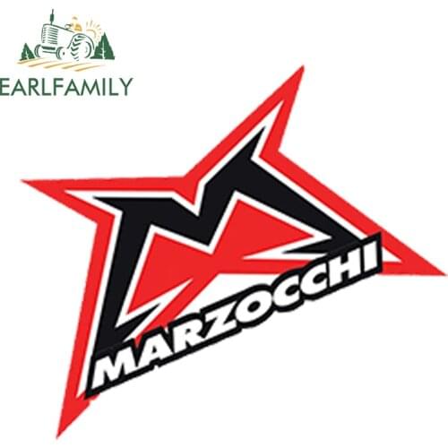 EARLFAMILY 13cm x 9cm Car Sticker Vinyl Decal Auto Motorcycle Marzocchi Bomber Decal Mountain Bike Race Waterproof Car Styling