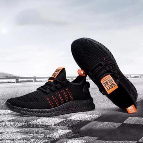 2021 Summer Men Fashion Mesh Sneakers Casual Shoes Lac-Up Lightweight Vulcanize Shoes Walking Jooging Sneakers Zapatillas Hombre