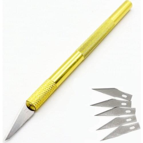 Metal Craft Knife Carving Knife with 1PCS Replaceable Sculpture / Artist / Chef / Carving Board / Phone