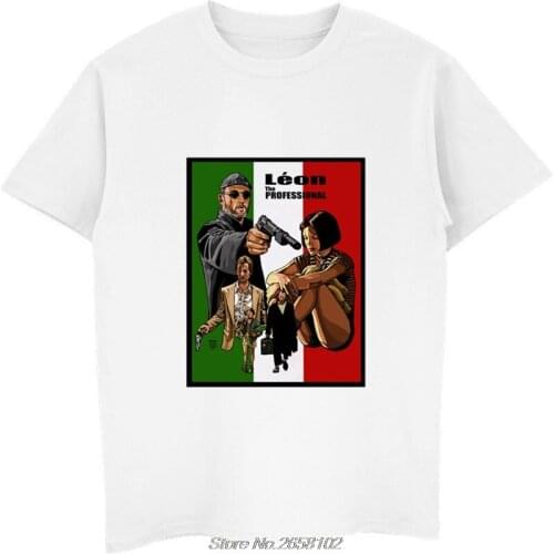 Leon The Professional Print Casual Tshirt Mens O-neck T Shirts Fashion Mens Tops Men T-shirt Male Men Tees harajuku