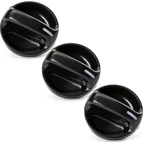 Set of 3PCS Heater A/C Air Condition Fan Heater Control Knob Black For Toyota Tundra 4.7L V8 2000-2006 559050C010 55905-0C010