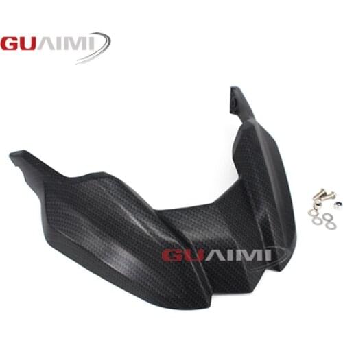 Carbon Fiber Front Fender Beak Extension Wheel Cover Cowl For BMW F800GS 2008 2009 2010 2011 2012