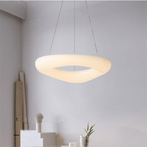 Ins Hot White Cloud Romantic Bedroom Led Pendant Lamp PE Material Restaurant Bar Studio Bar Decoration Hanging Light Fixtures