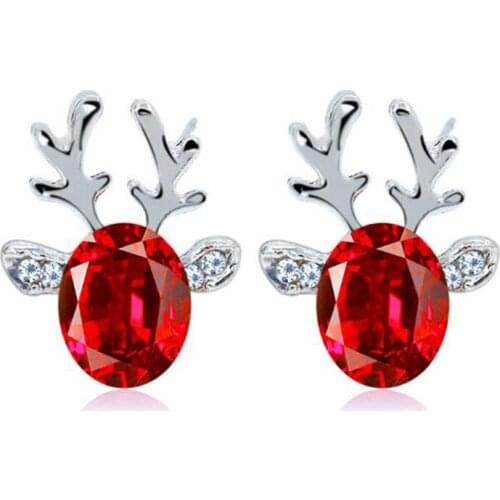 Hot Creative Christmas Ornaments Stylish Christmas Elk Letter Deer Earrings Jewelry for Gift Christmas Ornaments Christmas