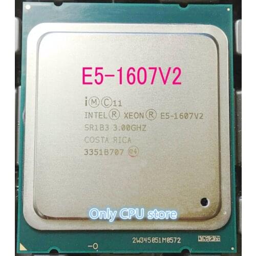 Free shipping Intel Xeon CPU E5-1607V2 SR1B3 3.00GHz 4-Core 15M LGA2011 E5 1607V2 processor E5-1607 V2
