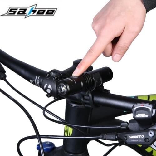 SAHOO 700 Lumen Light Full Waterproof Diving Torch Bike Handlebar Light Cycling Bicycle Front Lights USB Charge Lamp Flashlight