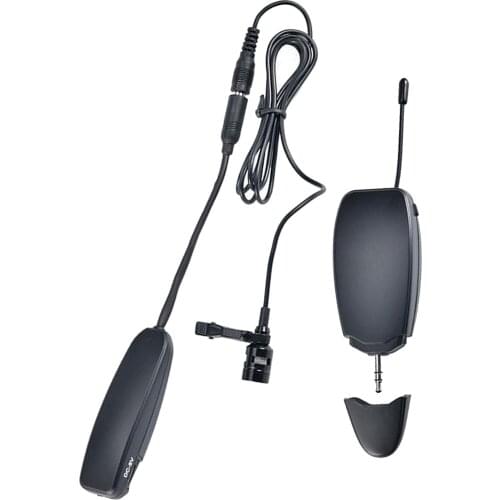 UHF Wireless Lavalier Microphone System Headset Receiver Transmitter