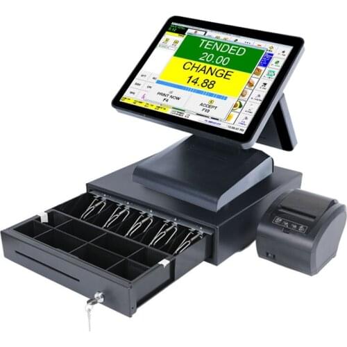 All in one touch pos system cash register factory epos system wholesale hot pos equipment