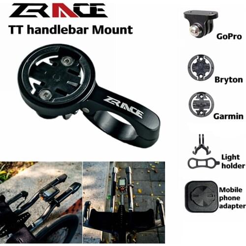 ZRACE TT Handlebar Computer mount Out front Mount Holder Code Table Rack For GPS/Bike Computer/Camera/Light Bike Speedometer