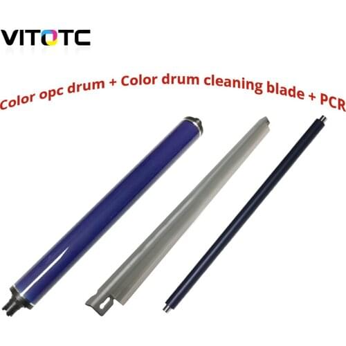 1Pack Accessories for xerox DC 240 242 250 252 260 WC 7655 7665 7675 7755 7765 7775 cartridge ( 1 Color Drum+1 chip+blade+1 PCR)