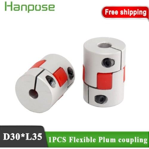 6.35x10mm 8x10mm 10x16mm 12x14mm 14x14mm 15x15mm D30*L35 spider flexible motor coupler aluminium flexible jaw coupling
