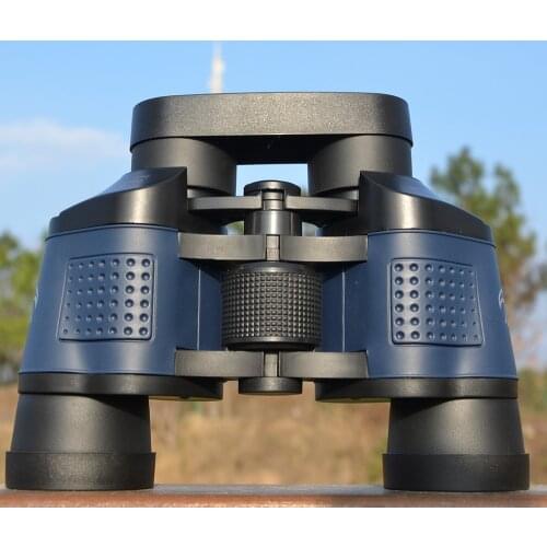 10X HD Red Film 60X60 Binoculars High Magnification with Coordinates Low-light Night Vision Telescope