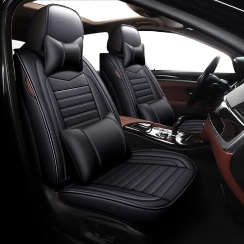 ZHOUSHENGLEE Universal Car Seat covers for Alfa Romeo Giulia Stelvio 5 car accessories auto cushion protector car seat cover set