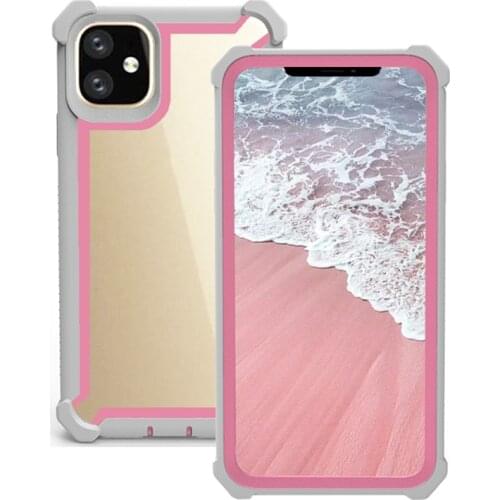 Front&Back 360 Protection PC+Soft TPU Color Phone Case For iPhone 11 Pro Max 6 8 7 Plus SE X XR XS MAX Hybrid Armor Sturdy Cover