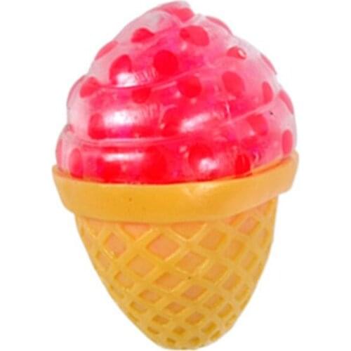 D0AF Pressure Relief Grape Toy Squishy Ball Realistic Icecream Sensory Toy for Calm