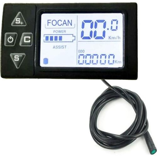 FENGCHANG E-bike LCD Display 24V 36V 48V S861 Electric Bicycle Scooter Display with 5pin for Electric Bike Kit FOCAN