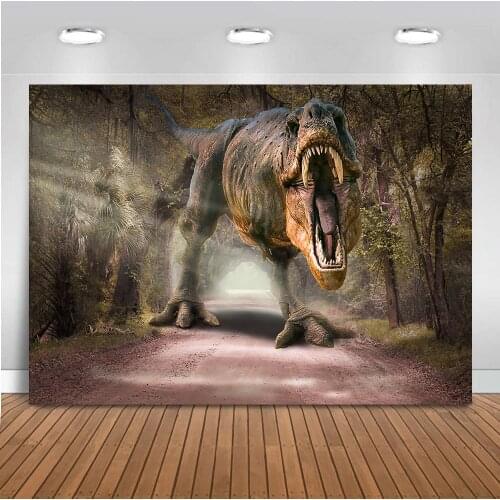 Photography Backdrop Dinosaur Park World Dinosaur Theme Party Photographic Studio Photo Background Birthday Decoration photocall