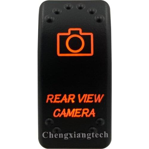 Orange Led Light- Car Boat Caravan Marine Rocker Switch- Laser Eatched- Rear View Camera - for Carling ARB NARVA 4X4 -Waterproof