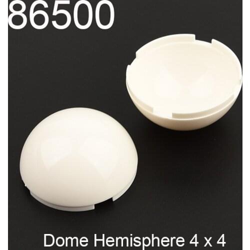 10pcs 86500 Dome Hemisphere 4 x 4 Building block accessories parts MOC DIY Education Build Toys Brick