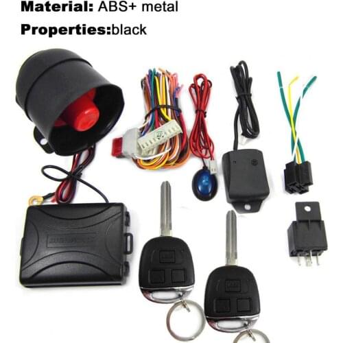 80% Hot Sales!! 802-8127 Anti-theft Device Universal Safe Warning ABS Car Alarm System for Car