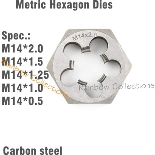 M14*1.0/1.25/1.5/2.0 Standard/Fine teeth High Quality Carbon Steel Metric Hexagon Dies Pipe thread Dies Water pipe Dies