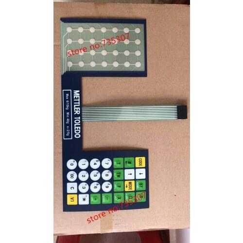 New english keyboard film overlay for mettler toledo model 8442 (fact no: 8442-23680plus-045