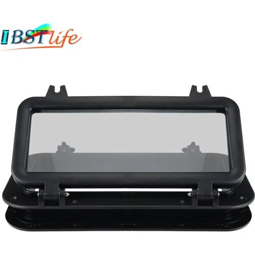 Marine Boat Yacht RV Porthole ABS Plastic Rectangular Hatches Port Lights Replacement Waterproof Windows Port Hole Portligt
