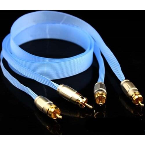 Nordost silver-plated HIFI signal cable double RCA audio cable amplifier cd signal cable special offer