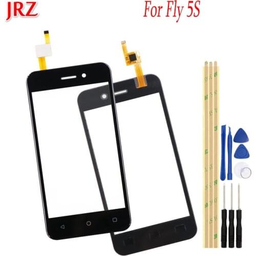 4.2 inch For Fly 5S Phone Touch Screen Front Glass Lens Touch Panel Sensor Digitizer for For Fly 5S Touchscreen+tools