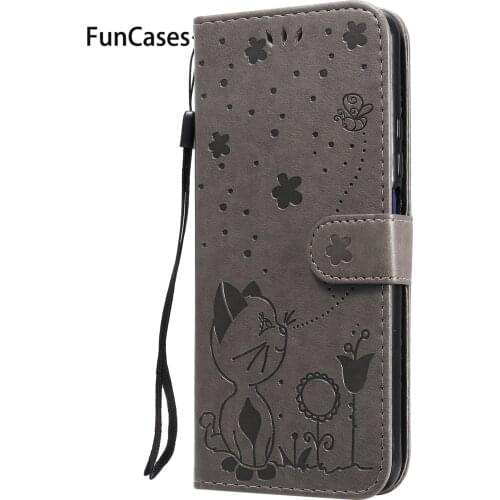 Gray PU Leather Flip Wallet Phone Bag For cover Huawei Honor 20 Plastic Book Cases sFor Etui telefon 20S Nova 5T Pro 20i Case
