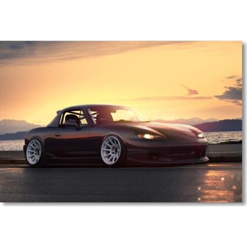 Tuning Honda s2000 Mazda Convertible Performance Car Home Decor Posters Canvas Printed Wall Art Painting Living Room Decoration