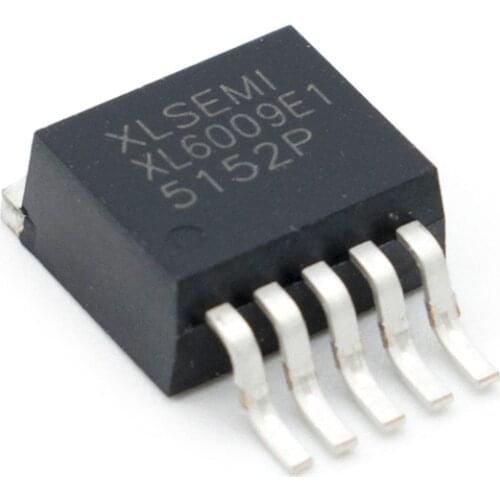 New 10pcs XL6009E1 XL6009 DC-DC Step-up IC chip 42V/4A TO-263-5L
