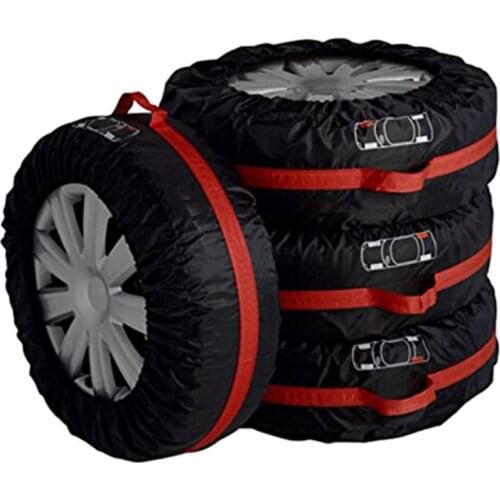 1Pc Universal Car Spare Tire Wheel Protection Cover Storage Bag Carry Tote For Car Wheel Protection Covers 4 Season Car Tire Bag