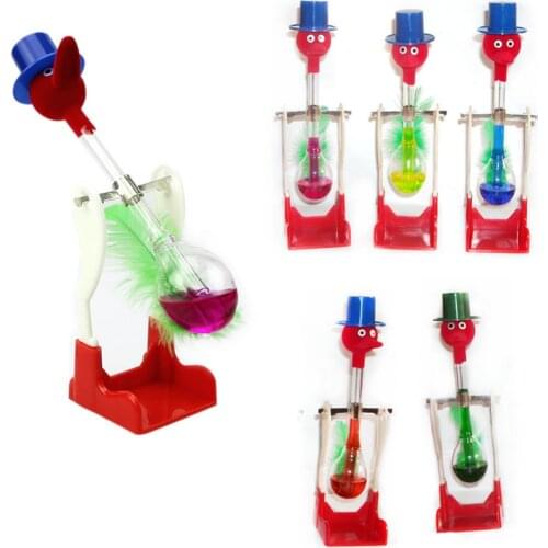 2021 1Pc Non-Stop Liquid Glass Drinking Lucky Bird Duck Desk Toy Perpetual Motion New JUL20_30