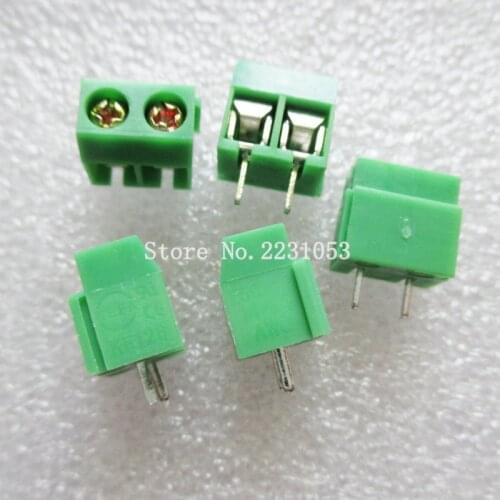 10PCS/LOT Terminals KF126-5.08-2P KF126-2P 250V 8A Screw 2Pin 5.08mm Straight Pin PCB Screw Terminal Block Connector 26-14A WG