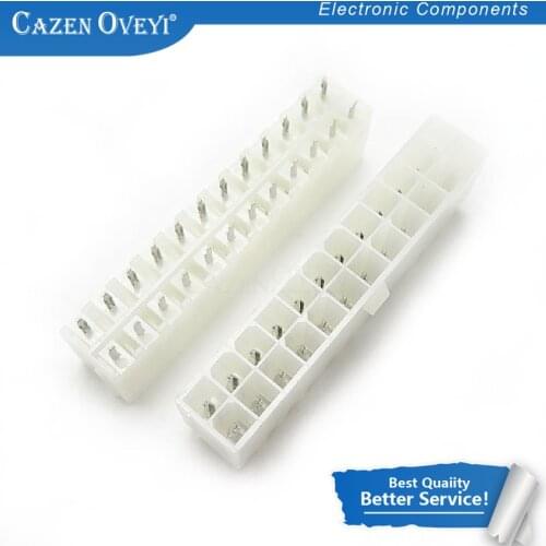 10pcs/lot Motherboard 24-pin ATX seat the board 24-pin ATX socket 24 -pin motherboard con tor In Stock