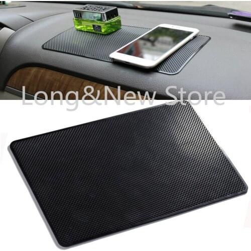 27x15CM Car Dashboard Sticky Anti-Slip PVC Mat Auto Non-Slip Sticky Gel Pad For Phone Sunglasses Holder Car Styling Interior