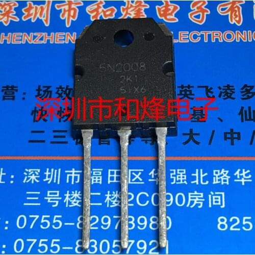 5 Pieces) 5N2008 H5N2008 TO-3P / 1M0680 / FSW25N50B 500V 25A / FTW40N20A 200V 40A TO-3P