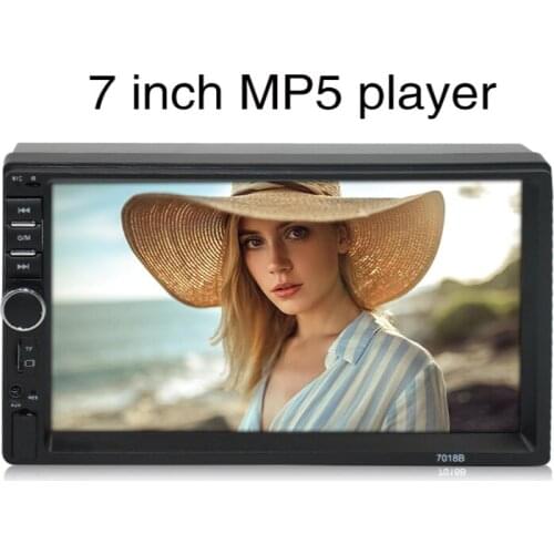 7 Inch Universal Front Panel:178mm*100mm Stereo Radio With Radio BT Wince MP5 Car Radio Stereo Audio Mirror-Link Aux Head Unit