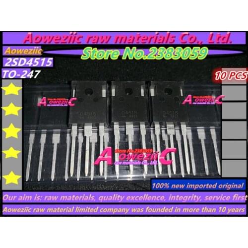 Aoweziic 100% new imported original 2SD4515 D4515 3DD4515 switching power supply transistor 450V 15A