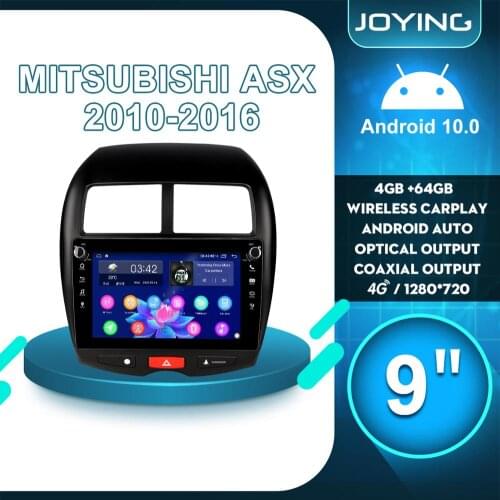 Car Accessories Android 10 Car Radio Stereo Head Unit GPS Multimedia Player Carplay For Mitsubishi ASX 2010 2016 Reverse Camera