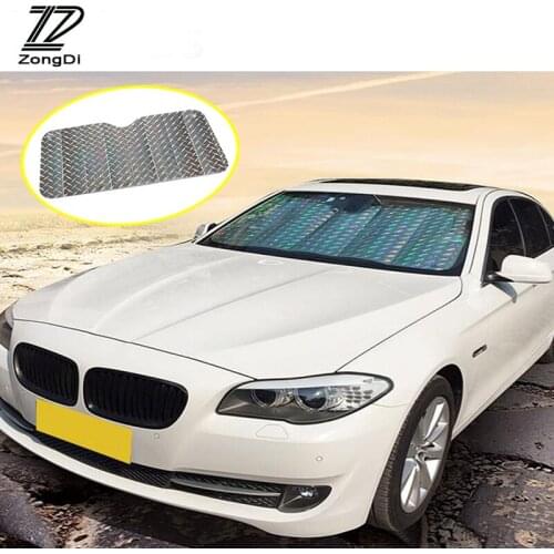ZD Car Reflective Anti-radiation Sunscreen Insulation Sun Visor For Kia Rio Ceed Toyota Corolla 2008 Avensis C-HR RAV4 Mazda 3 6