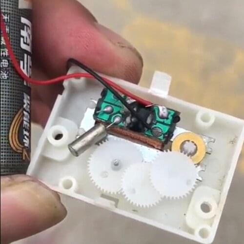 5PCS DC 1.5V-3V 5RPM DC Pulse Motor Small Deceleration Brushless Stepper Motor Low Speed Slient