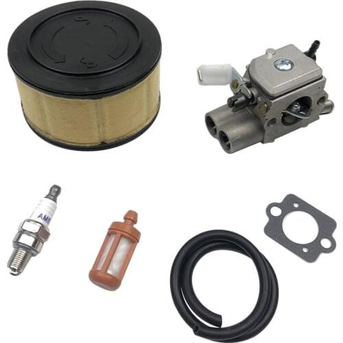 Carburetor Kit for Stihl MS251 M251C Zama C1Q-S233 Chainsaw Air Fuel Filter Line Carb Gasket Spark Plug