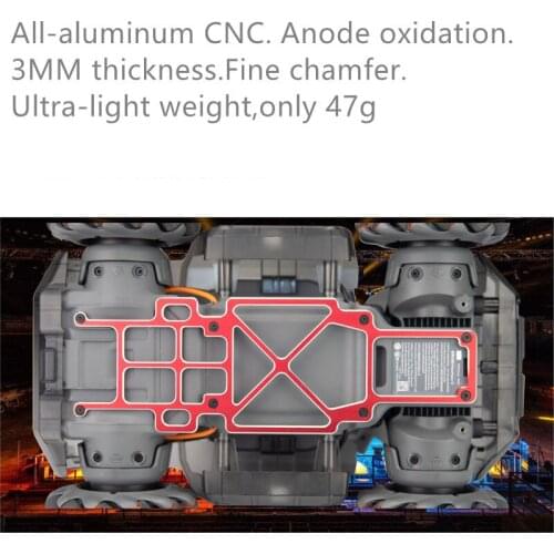 CNC Metal Protection board chassis Anti collision Frame for DJI RoboMaster S1 intelligent educational robot Accessories