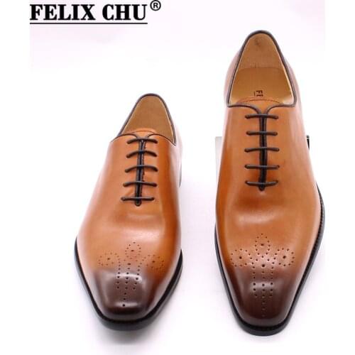 Italian Style Men Formal Shoes Handmade Genuine Calf Leather Oxford Shoes for Men Classic Business Shoes Mens Wedding Shoes 2020