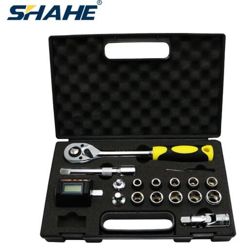 SHAHE Preset Torque Wrench 1/2 Drive Torque Wrench Adapter Socket adapter set Car Bike Repair Hand Tools