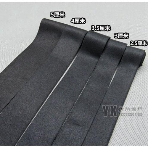 2018 new 6meters 2.5cm 3cm 3.5cm 4cm 5cm width elastic webbing for sewing children woman pants garment belt black dark green